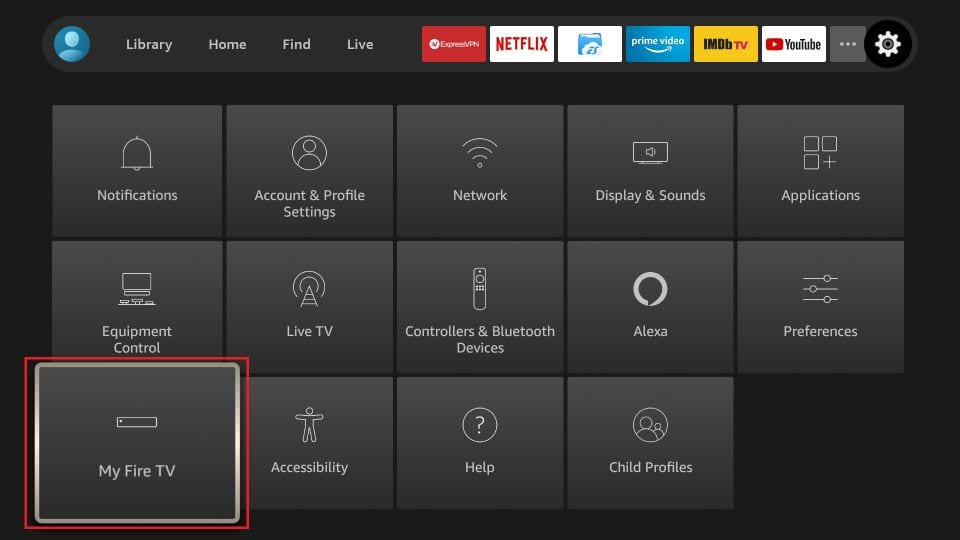 My Fire TV settings for Storuno IPTV installation