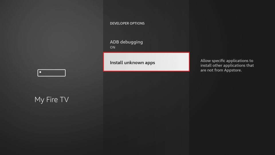 Enable install from unknown apps for IPTV Smarters